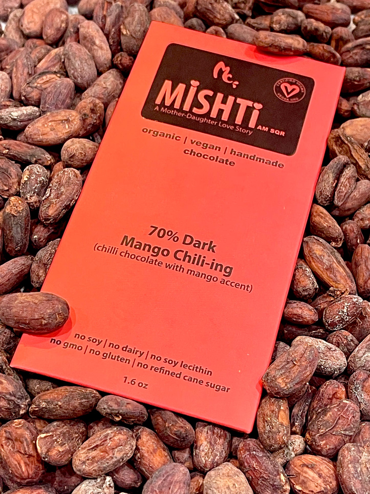 Mango Chill-ing - 70% Dark Chocolate with Mango and Chilli peppers