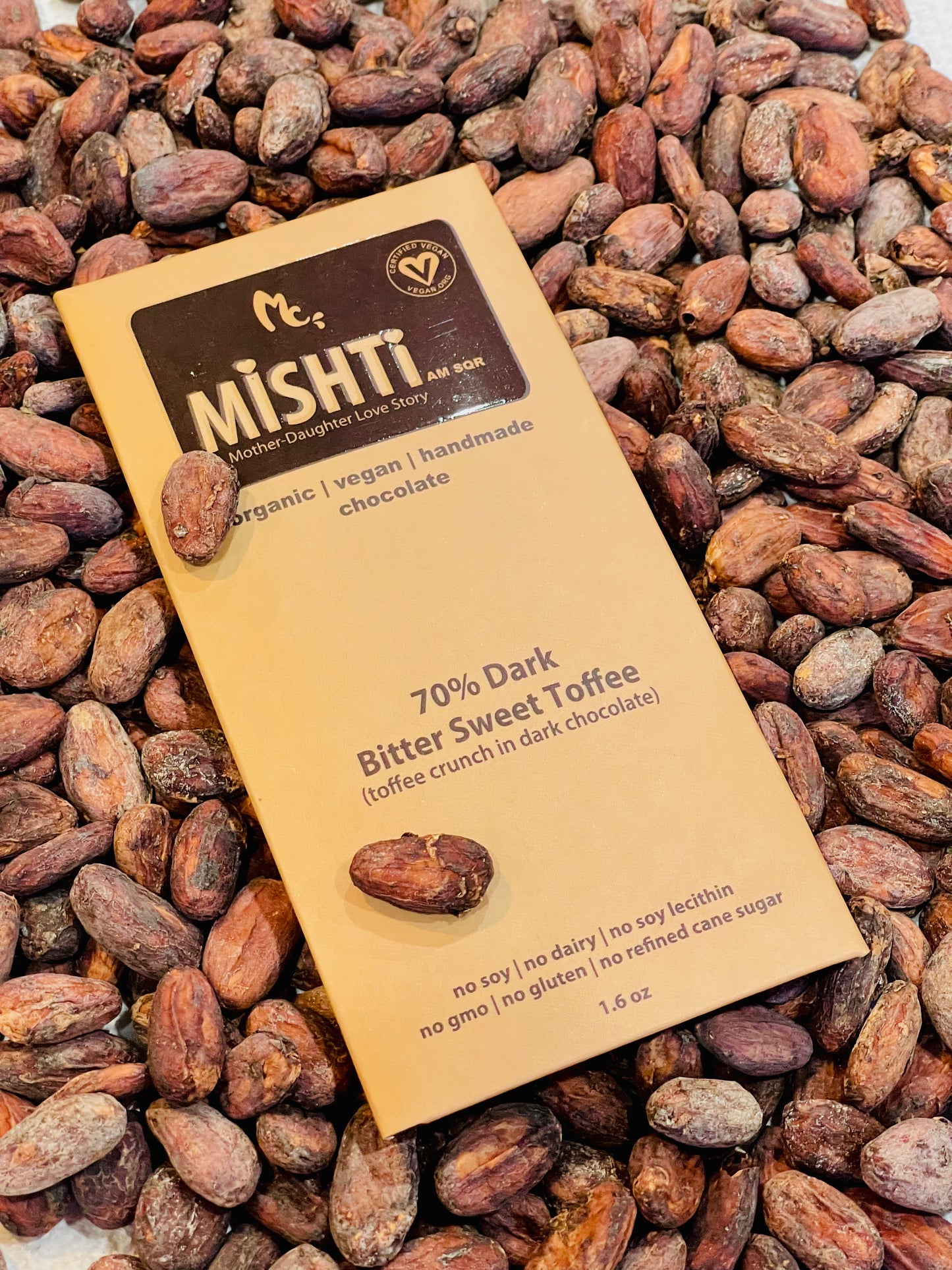 Bitter-sweet toffee - 70% dark chocolate
