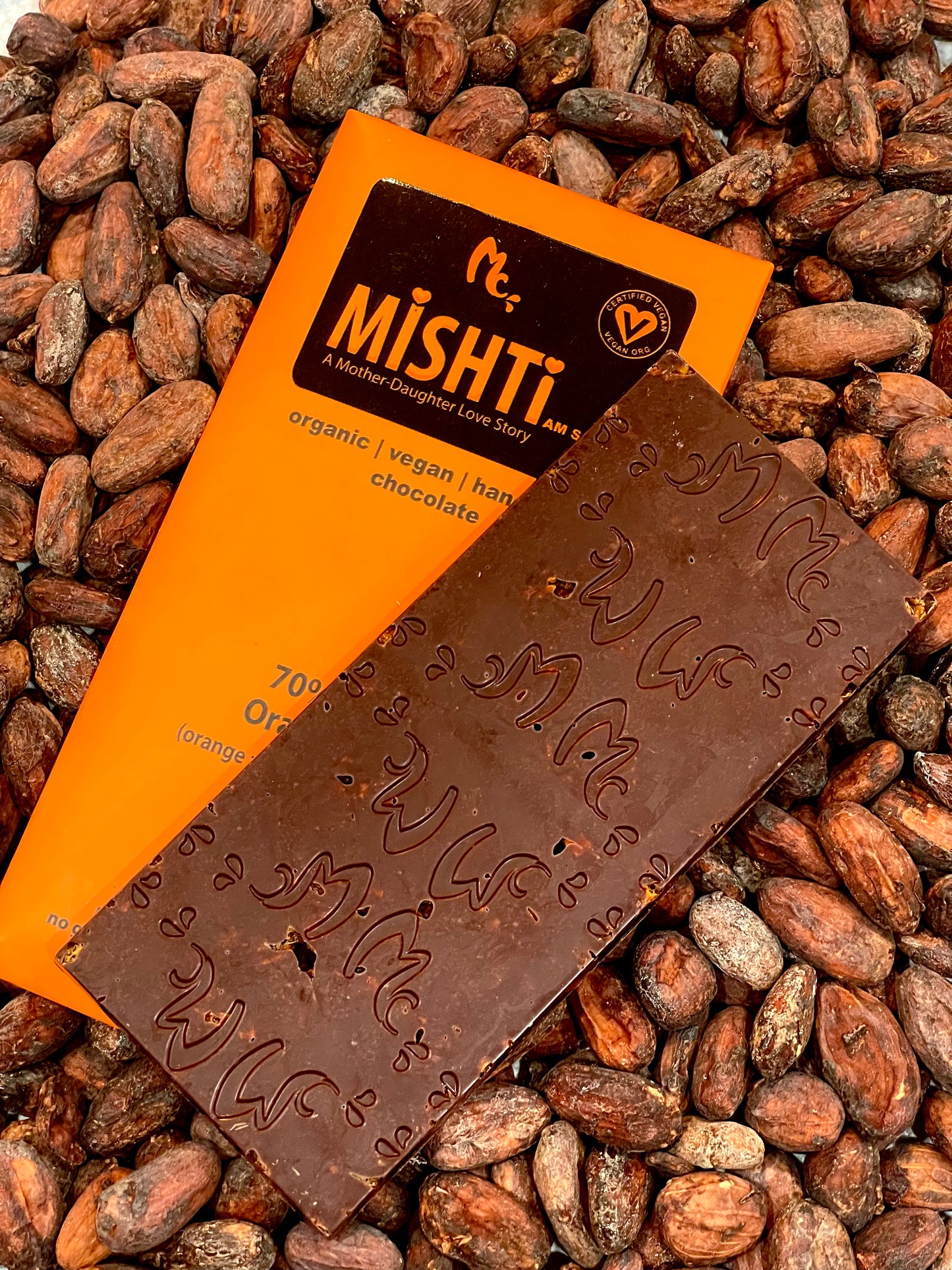 Orange Zen - 70% Dark chocolate with Orange Zest