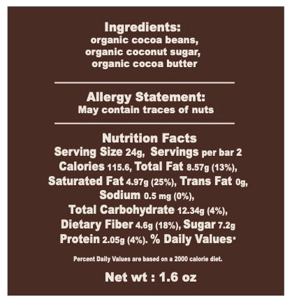Dark Night - 70% dark vegan chocolate
