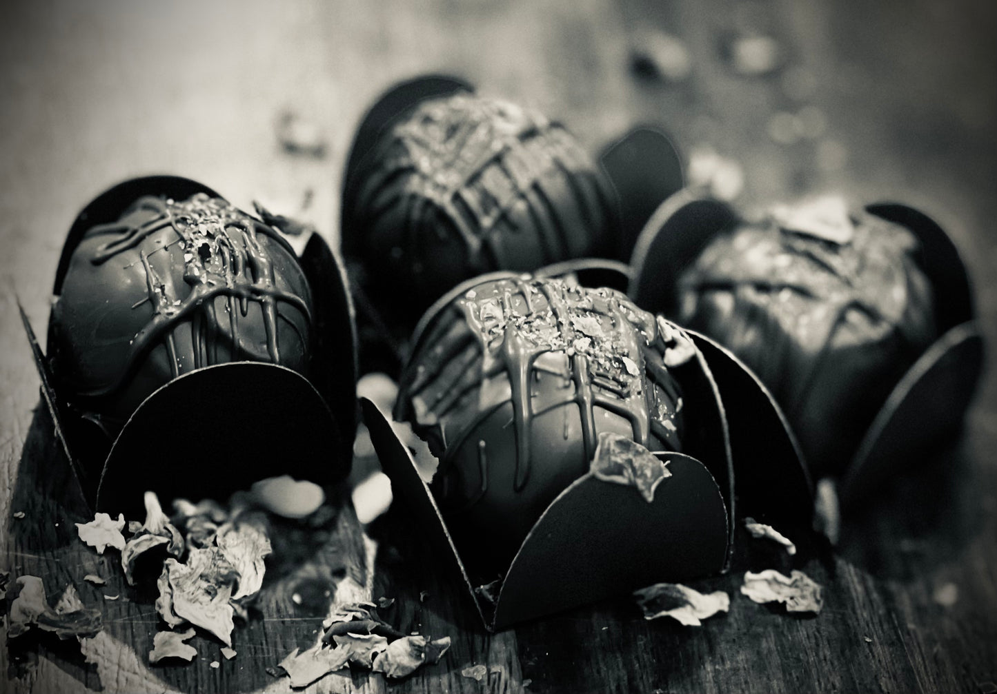 Dark Chocolate Rose Truffles