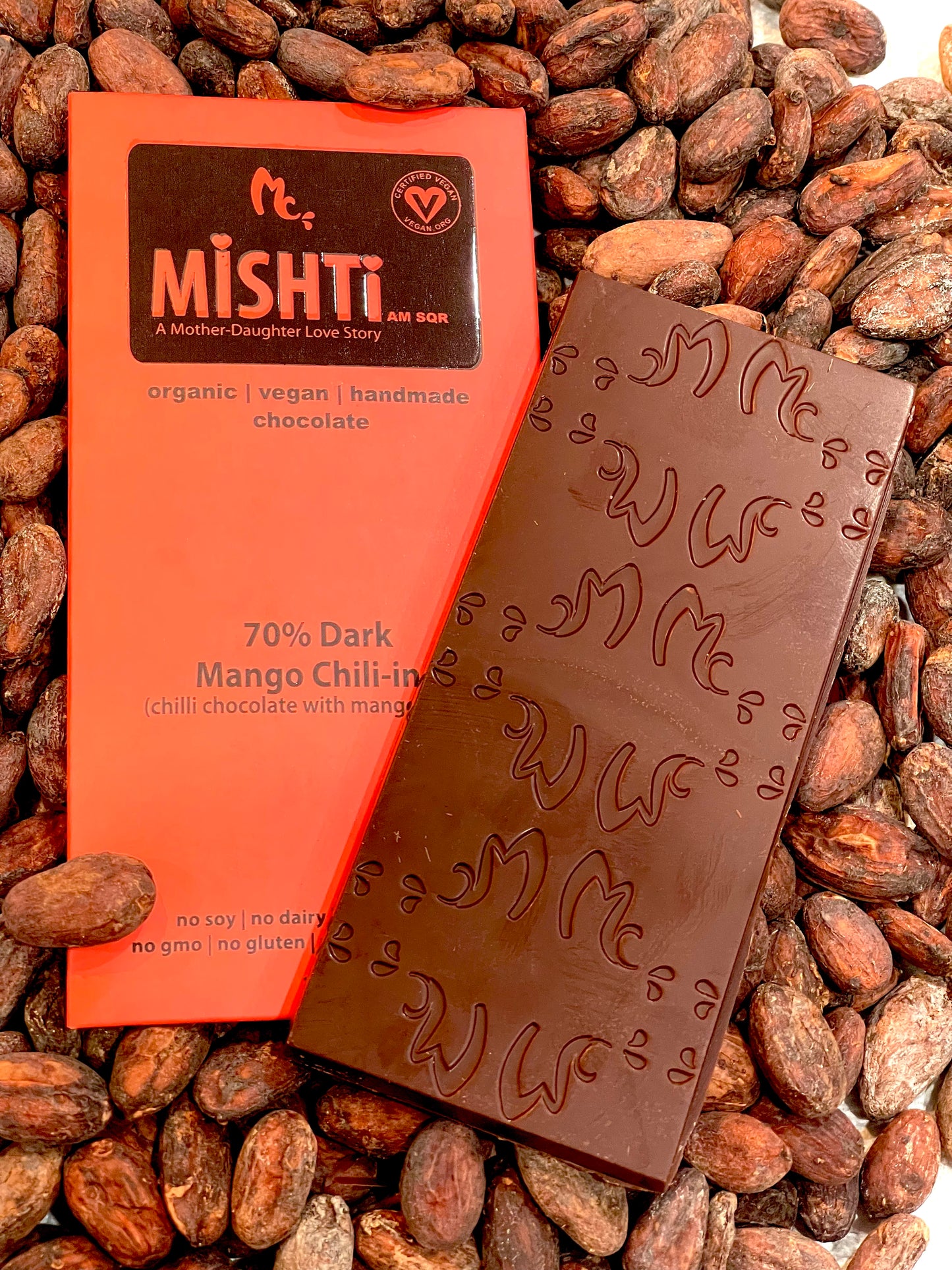 Mango Chill-ing - 70% Dark Chocolate with Mango and Chilli peppers