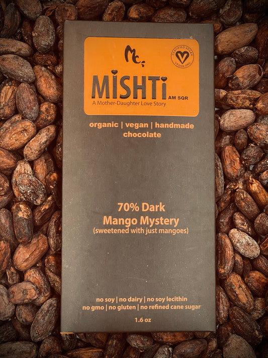 Mango Mystery - 70% Dark chocolate with mango - No sugar, no sweetner