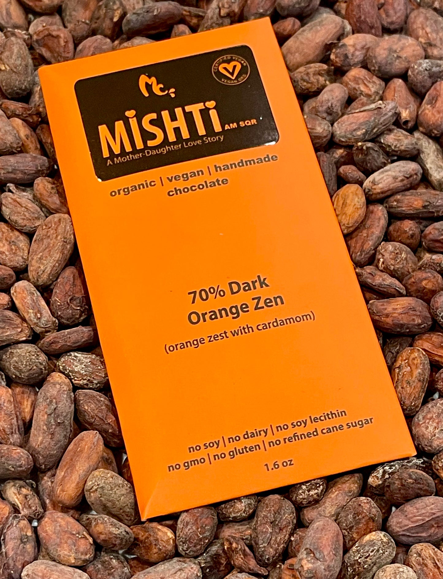 Orange Zen - 70% Dark chocolate with Orange Zest