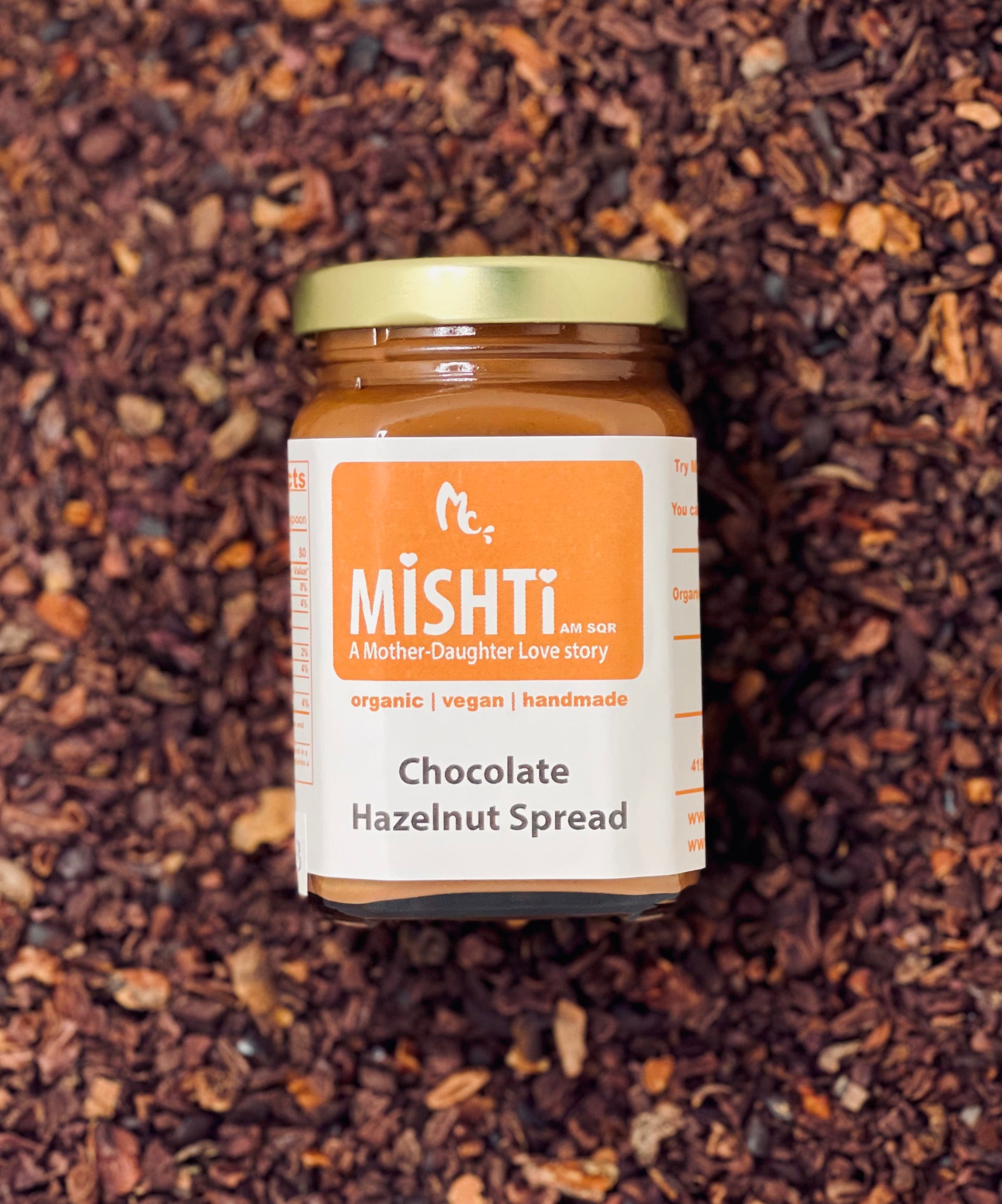 Chocolate Hazelnut Spread – Mishti - Vegan Handmade Chocolates